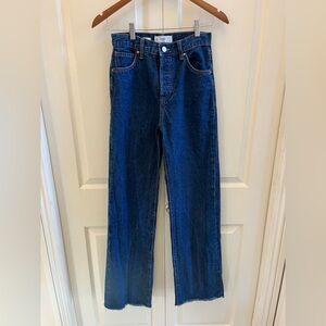 Mango Nora Straight Blue Jeans